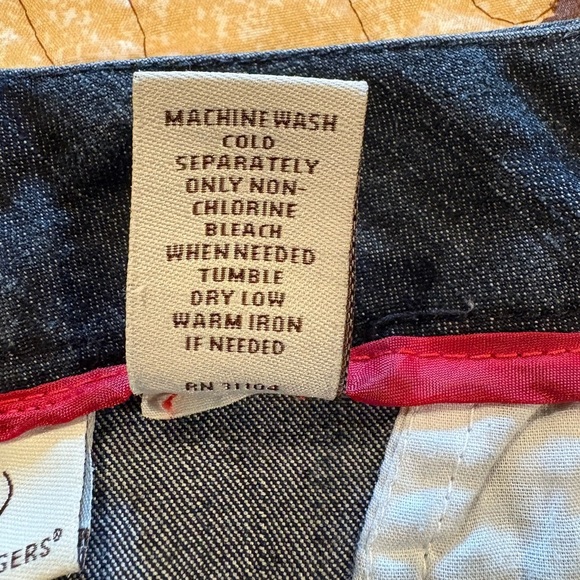 Kim Rogers Chino Jeans Womens Size 12 Blue Denim Straight Stretch - Picture 7 of 12